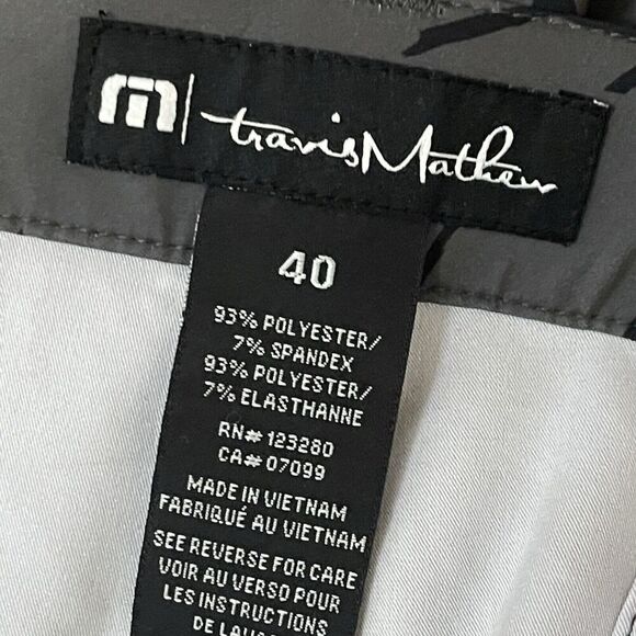 TRAVIS MATHEW Golf Performance Shorts Size 40 Gray NEW Athletic Lightweight - Picture 4 of 6